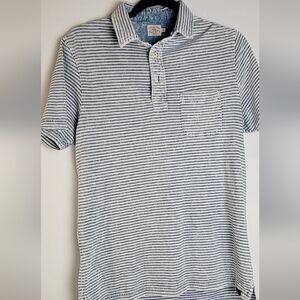 Striped Blue and White Shirt